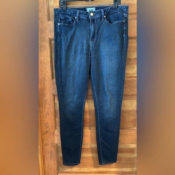 PAIGE/ Hoxton Ultra Skinny in Legenary Fit Ankle Jean/ BLUE / size 32/ - Picture 2 of 10